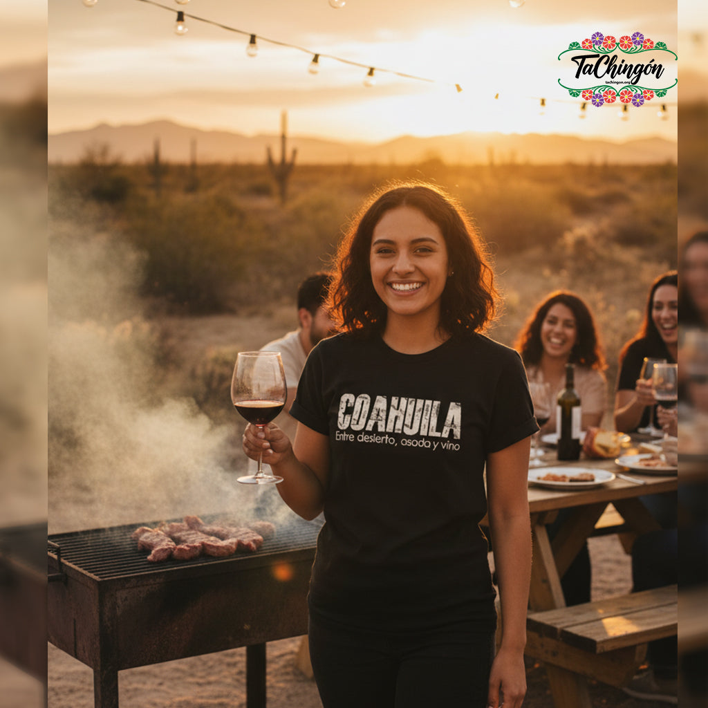 COAHUILA entre desierto, asada y vino. (unisex)